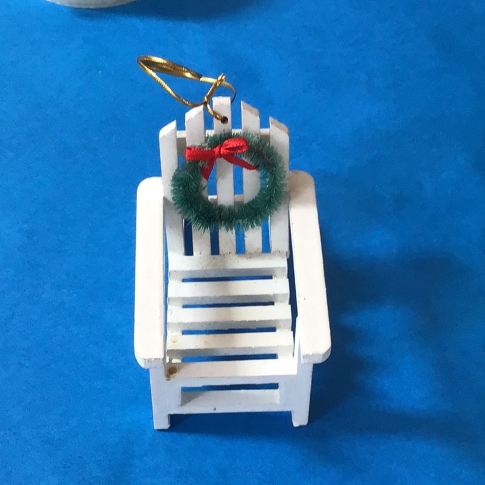 🎁5/10.00🎁 Adirondack beach Christmas chair ornament , bundle sale 🎁⭐️🎉🍀!
